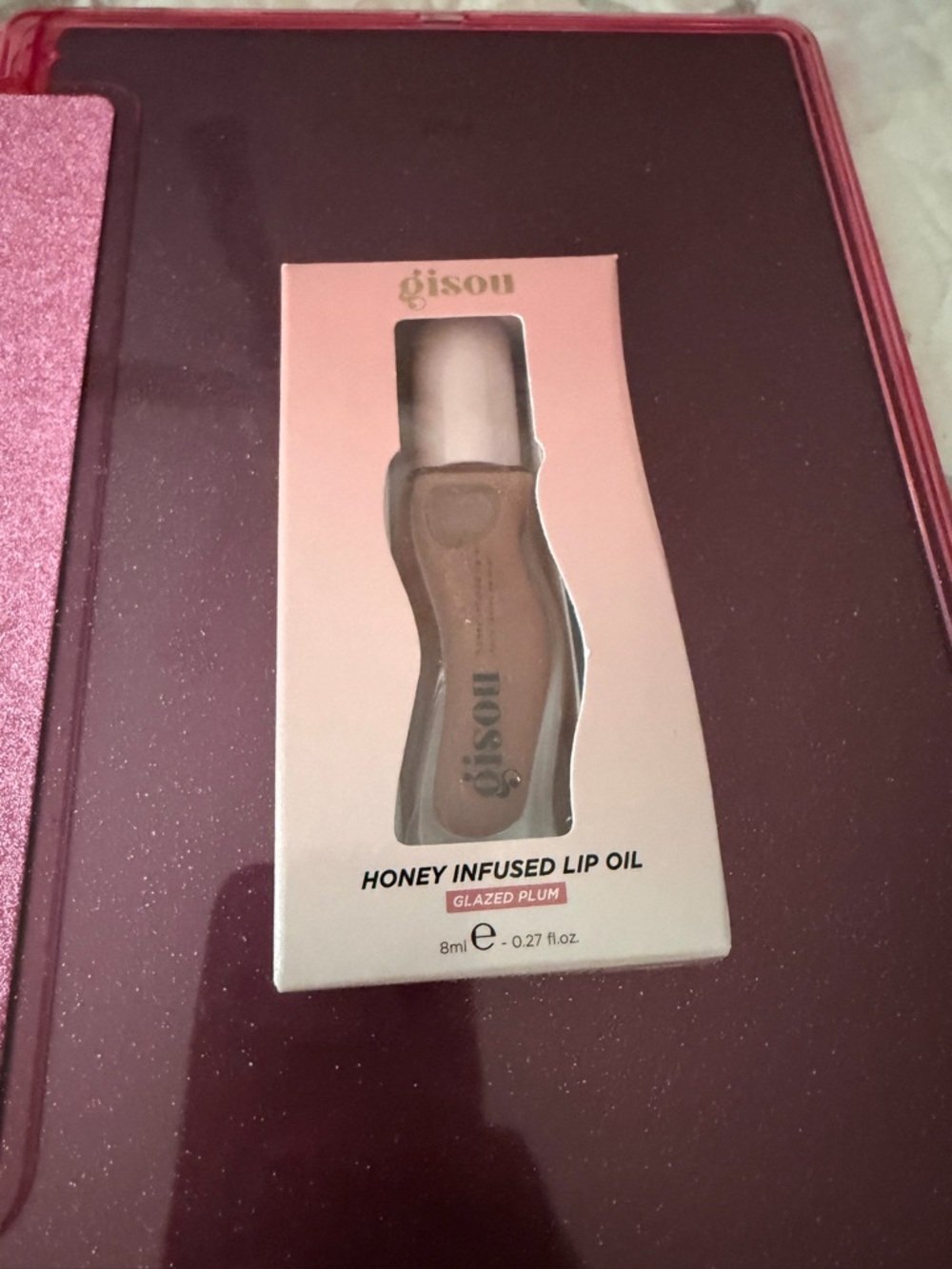 gisou Honey Infused Lip Oil - Glazed Plum (Plum)